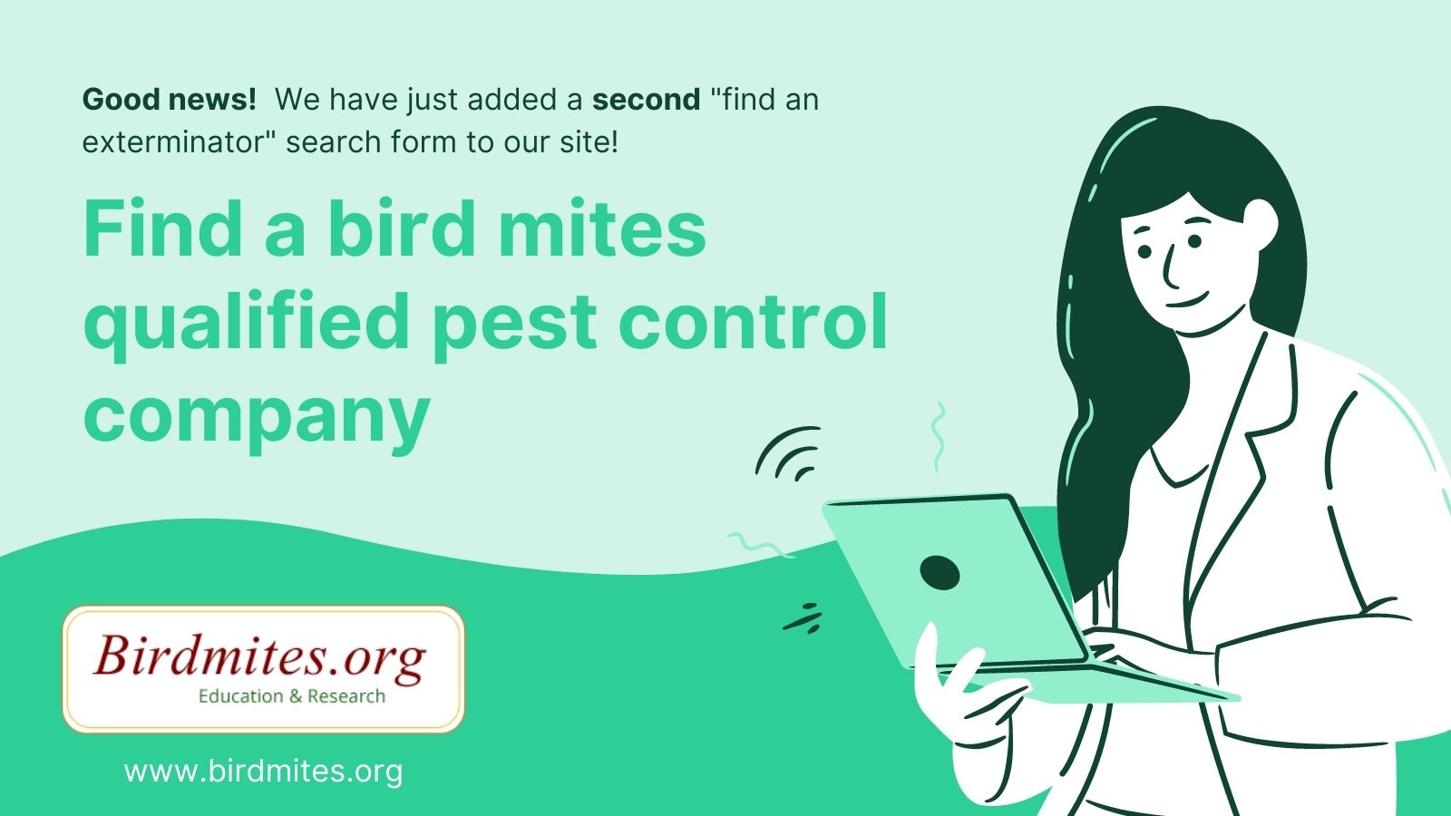 find a bird mite pest control exterminator