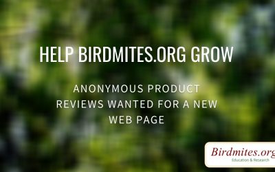 Bird Mites Product Review Page – Reviews Wanted