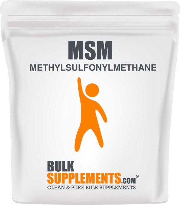 BulkSupplements.com MSM Powder (Methylsulfonylmethane) Bulk Powders MSM Powder - MSM Powder for Hair Support (1 Kilogram - 2.2 lbs)