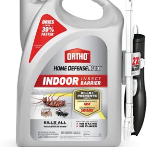 Ortho Home Defense Max Indoor Insect Barrier: Starts to Kill Ants, Roaches, Spiders, Fleas & Ticks Fast, 1 gal.