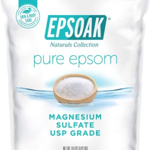 Epsoak Epsom Salt 19 lb. Bulk Bag Magnesium Sulfate USP