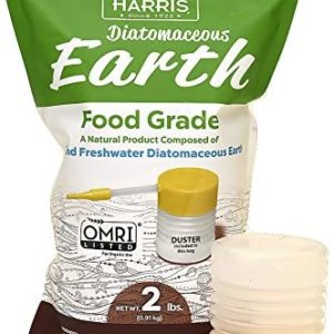 HARRIS Diatomaceous Earth Food Grade, 2lb with Powder Duster Included in The Bag