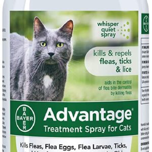 Advantage Flea and Tick Treatment Spray for Cats, 8 oz