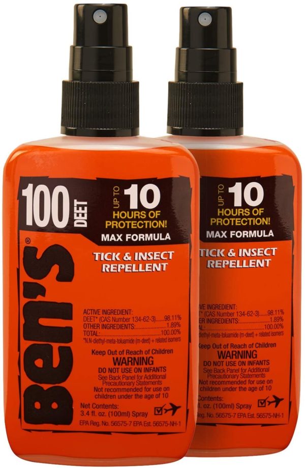 Ben's 100 Insect Repellent Pump 3.4 oz (Pack of 2)
