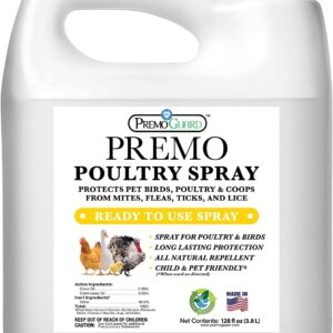 Poultry Spray 128 oz - All Natural Non Toxic - Premo Guard